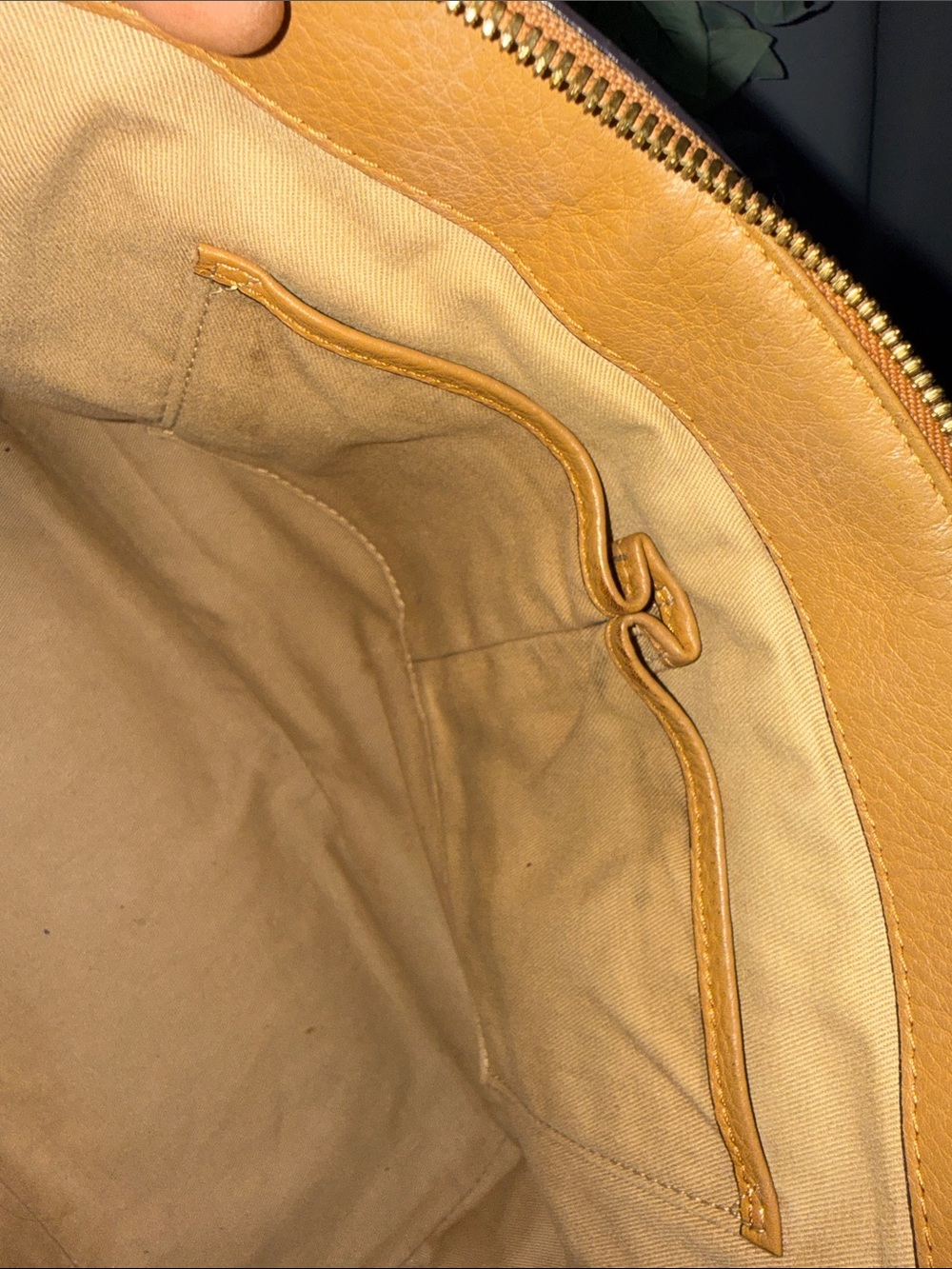 MCM leather Cognac Visetos Logo Tote with Detachable Strap - Picture 13 of 17